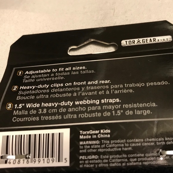 BOGO❗️🏀🥎Top Gear Heavy Duty kids suspenders NWT - Picture 5 of 5